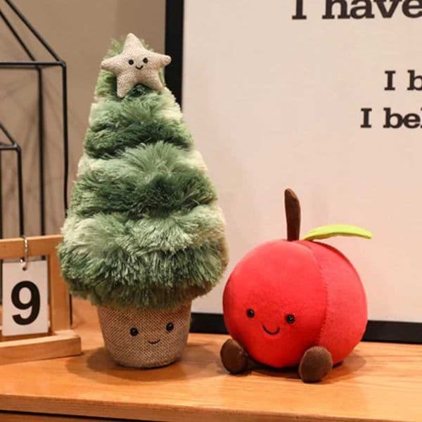 Christmas Celebrate Props Stuffed Tree Apple Doll Huggabble Pillow Festival Home Decro High Gifts L2605095O7K