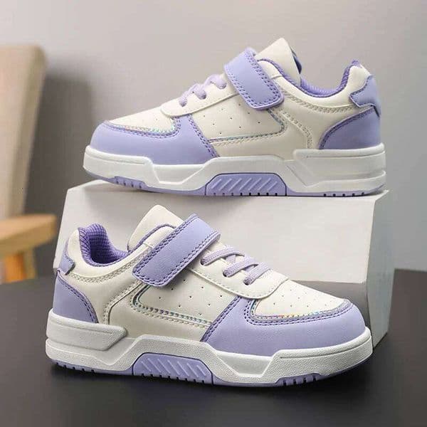 A pair of children's four-season leather low-top sports shoes, soft and comfortable sneakers, sizes 28-38TNM-828 26Y0509