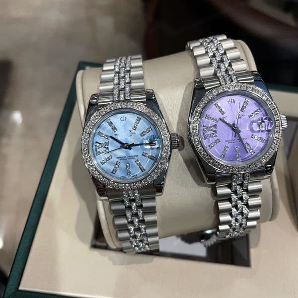 watch designer watches high quality fashion man womens watch Quartz 31MM diamond bezel Sapphire womans watches steel strap Wristwatches nice