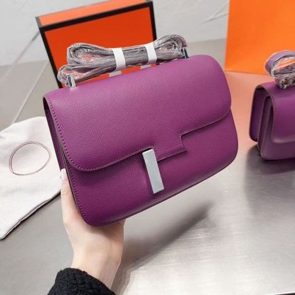 Fashion Handbags Designer constance bag Advanced Texture Womens Tote Purse Kangkang Metal Lock Retro Tofu Bag Stewardess One Shoulder Crossbody Small Square Bag
