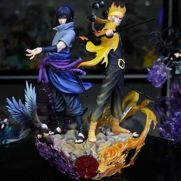 Anime Figure Shippuden Figurine Uzumaki Uchiha Sasuke PVC Action Toy Statue Collection Model Doll Birthday Gifts Anime Figure L260509