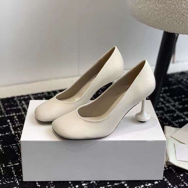 Women 2026 Simple Elegant Shallow Cut Women S Shoes Style As Worn And Mi Summer New Round Toe High Heels