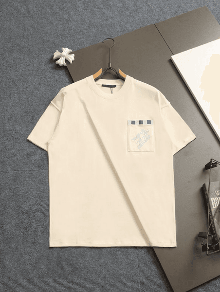 2026 Spring And Summer Fashion Letter Printing Ins Round Neck All-Match Casual Tshirt Men's Trend Loose Short Sleeve Size Xs-Xl X55b