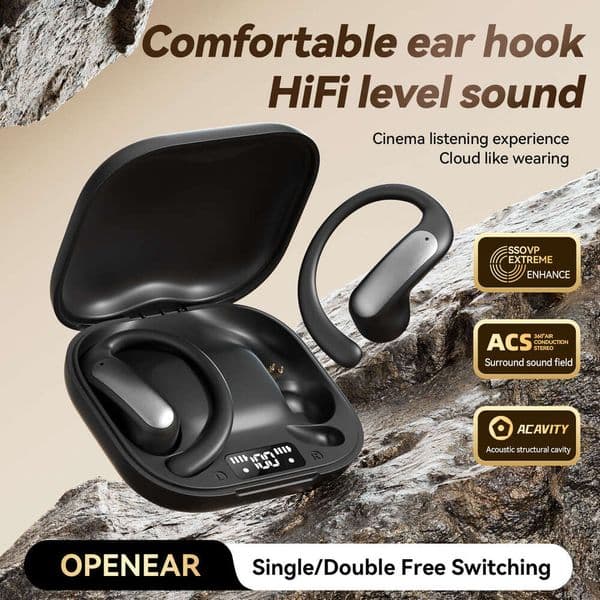 New Model M140 OWS Open Ear Low Latency Wireless Non-In-Ear Bluetooth Headset