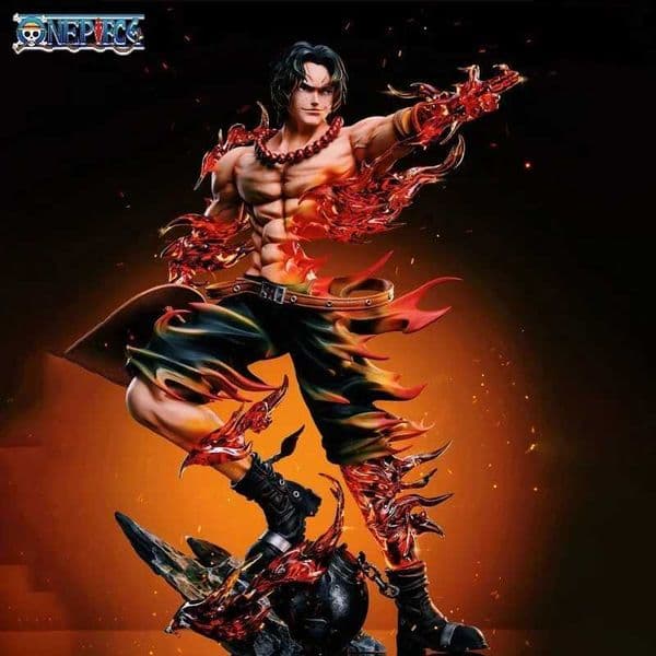26cm/102inches One Piece Ace Anime Figure PortgasD Ace Action Figurine Pvc Model Statue Collection Ornaments Decoration Toys S260508
