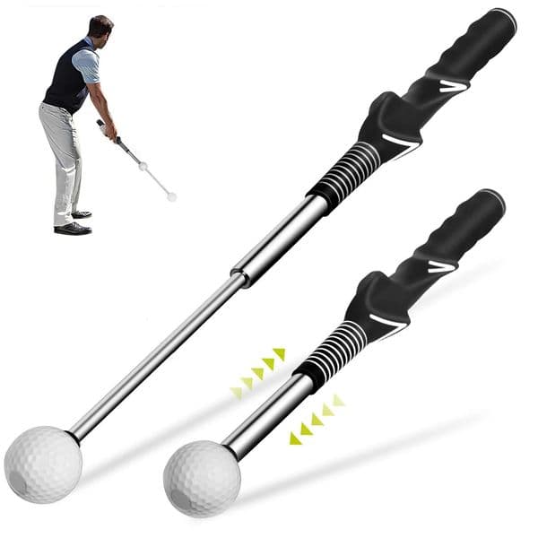 Golf Retractable Swing Trainer Golf Swing Retractable Stick Superior Golf Training Aid Strength Training for Improved S Swin 260508
