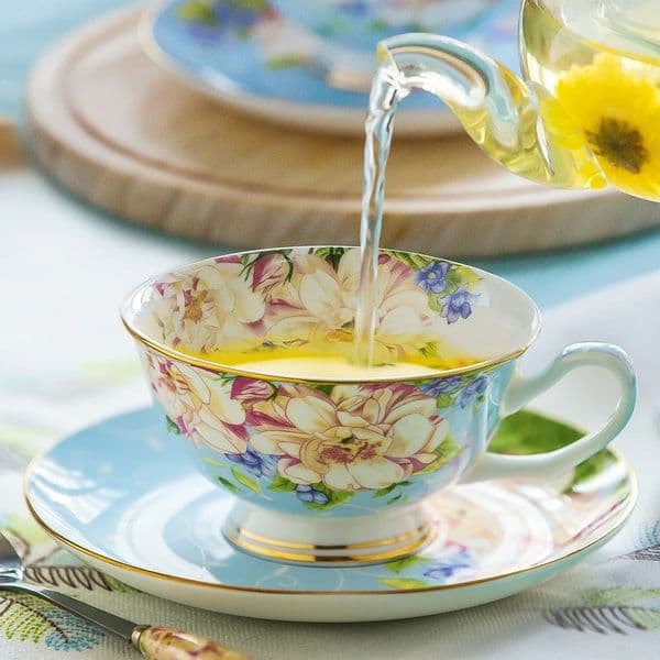 220ML fine bone china vintage tea cup set craft tea cup with saucer porcelain coffee cup cafeteira porcelain cup and saucer 260508