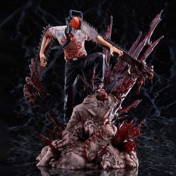 Gk Chainsaw Man Denji Pochita Action Figure Statue Makima Figurine Model Toys Collection Desktop Ornaments Demon Hunter Figures L260509