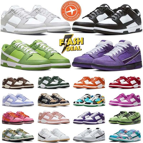 Designer Shoes Low Running shoes for Men Women hyperdunk shoes Black White Panda University Blue Photon Dust Red green Dunkd trainers Casual outdoor sports sneakers