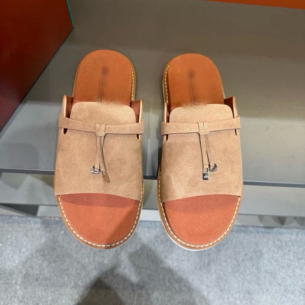 top men designer slides suede casual slides outdoor men luxury designers slippers plus size