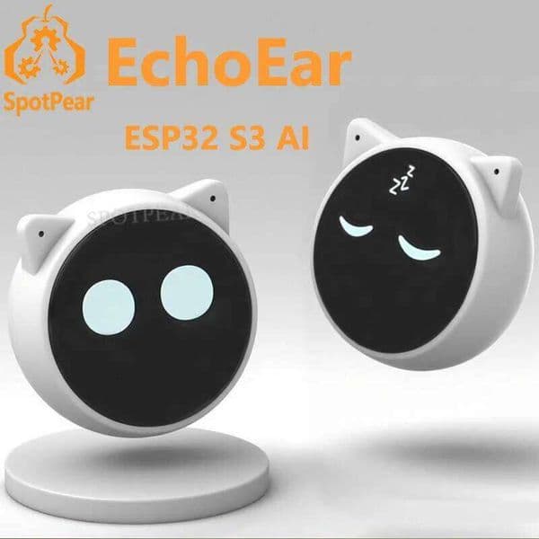 Echoear Esp32 S3 AI Cat Development Board With 1.85Inch LCD Display Cute Pet Chat Robot N32r16 For Xiaozhi Smart Glasses