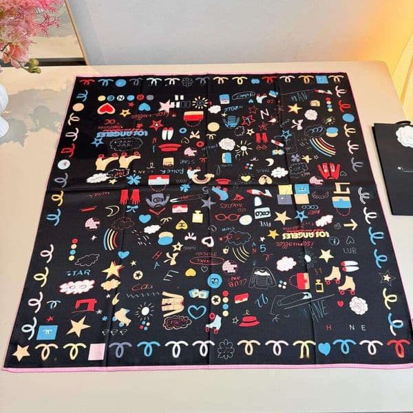 2026 Women 90X90cm Colors printed twill silk High-End Fabric Scarf Shawl Headscarf Bust Square Fashion Women's Printed Scarf Shawl Scarf