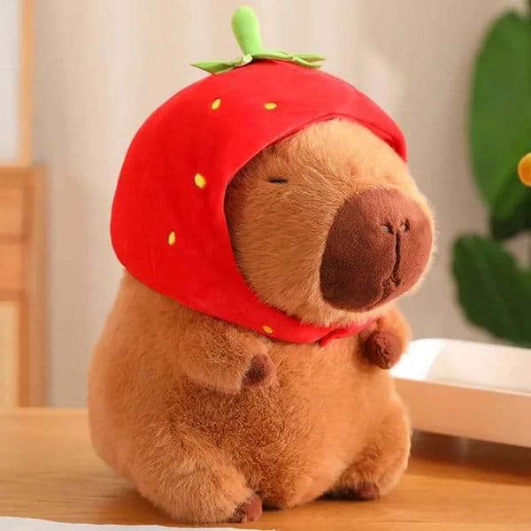 2026 Game And Toy Game And Toy Capybara Simulation Capibara Anime Fluff Cute Stuffed Animals Soft Doll Plush Children Christ