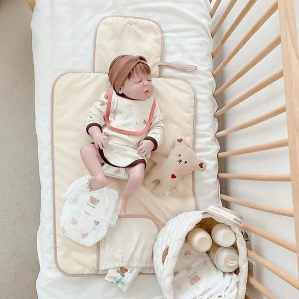 Foldable Portable Diaper Changing Pad Baby Infant Urine Mat for born Simple Bedding Cover 260507