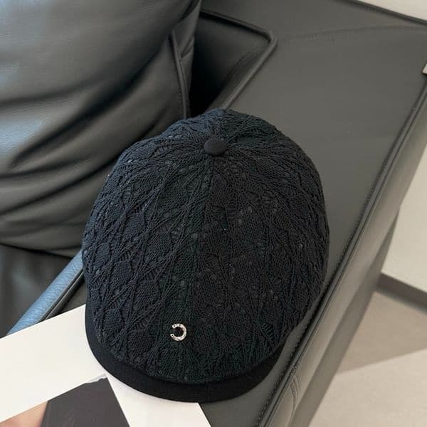 Women Vintage Lace Newsboy Cap Classic Dome Beret Hat Breathable Spring Summer Casual Baker Boy Cap for Daily Travel Fashion Accessories