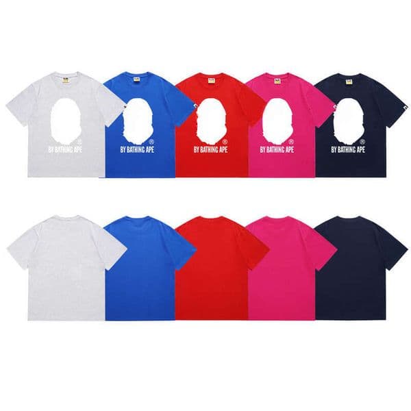 Mens Designer Clothes Bapes Shirt Bapeshirt T Shirt Tracksuit Summer Little Monkey Camouflage Unisex Short Sleeve Crew Neck For Men Kid Clothes Pants