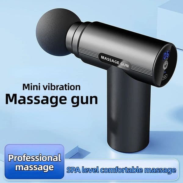 USB Mini Massage Gun Fascia Machine Muscle Relaxation Vibrating Gun Rod Massage Fitness Equipment Neck Grab Fascia Gun 260509