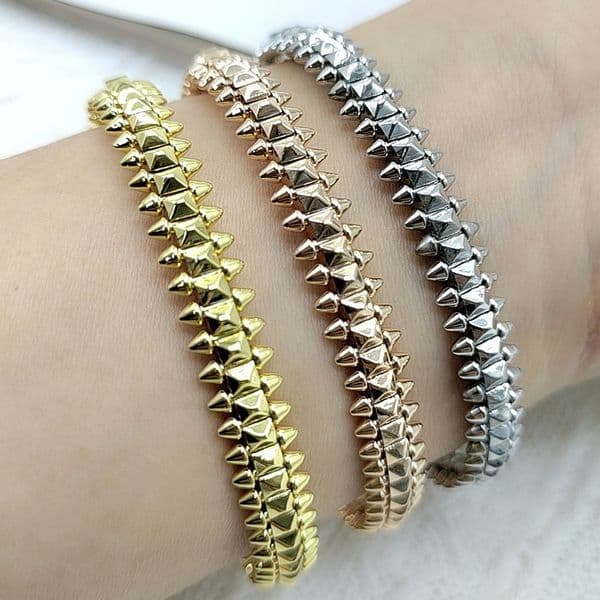 Designer bracelet bangles Brass Gold Plated 18K never fade jewelry top quality classic style highest counter quality ADITA