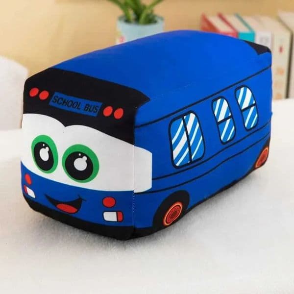 Game And Toy stuff animal Game And Toy Emulational School Bus Plush Pillow Artificial Stuff Animal Soft Baby Kids Gift Cute Lovely Stuffed Dolls 121021