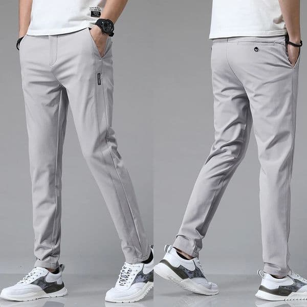 5 Colors Spring Summer Ultrathin Mens Stretch Slim Straight Casual Pants High Quality Fashion Breathable Golf Sports Trousers 260509