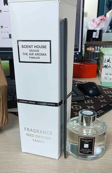 2026 Luxury Designer Decor 120Ml Reed Diffusers Set Gift With 5Pcs Aroma Fiber Sticks Glass Bottlelime Basil Citrus/Nerolino Fire Aromatherapy Oil Sets Deco Fre 03