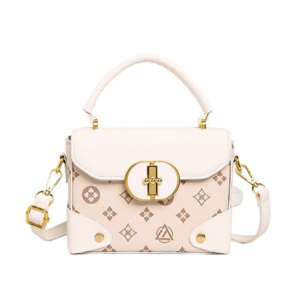 Womens fashionable printed square handbag 2026 new design versatile high end sense casual shoulder bag crossbody bag free shipping