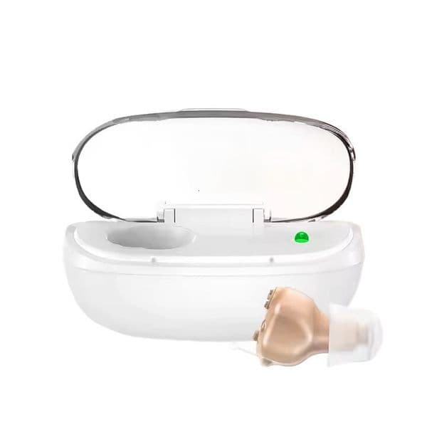 in-ear rechargeable invisible hearing aids for middle-aged and elderly people, amplifiers, sound collectors, manufacturer's stock