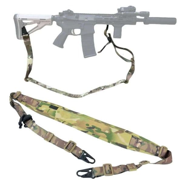 Tactical 2 Point Rifle Sling Rope Nylon Adjustable Gun Strap QD Quick Release Airsoft Shooting Hunting Weapons Accessories 26W05011