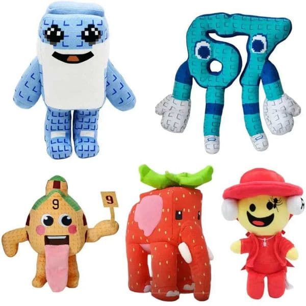 2026 Steal A Brainrot Esok Sekolah Plush Hot Game Peripheral Plushie Cute Cartoon No 9 House Stuffed Doll Toy Gamer Fans Gift