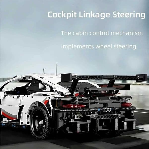 Plane 1580+Pcs 1 10 Prefabricated Building a Block Compatible 42096 Electric Sports Car Model Remote Control slot car DIY Birthday Gift With Lighting X241024