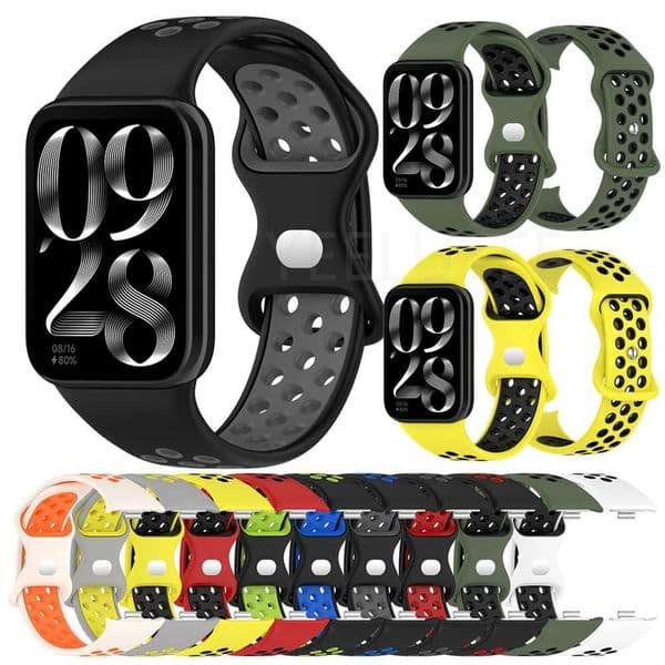 Silicone Strap For Mi Band 9 Pro 8 Pro SmartWatch Sport Strap Bracelet Wristband Replacement pulsera For Redmi Watch 5 4 H260511