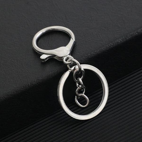 30mm DIY Jewelry Accessories Keychains Key Rings Handmade jewelry Gifts Craft Supplies Key Ring Keychain Clasp Hook