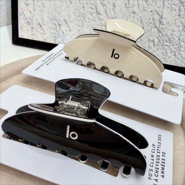 Designer Hair Clip Barrettes Acetate Yoga Casual Style 90's Claw Clip Classic Letter Hair Claw Clip Hairpin Premium Hair Accessories Jewelry Gift