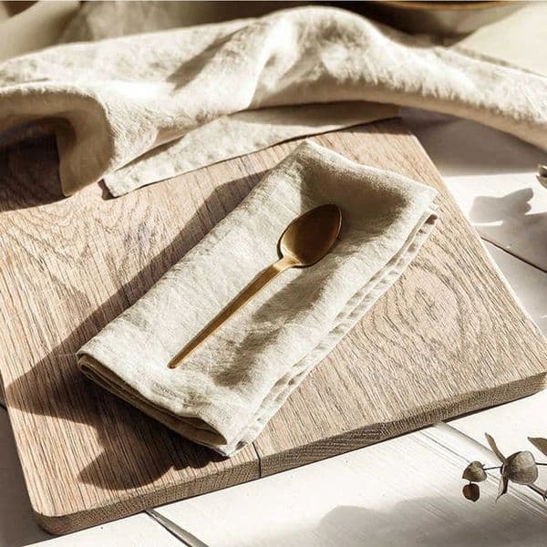 40x40cm 100Cotton Beige napkin Napkin Reusable Tea Towel Wedding Party Table Decor Napkin 260511