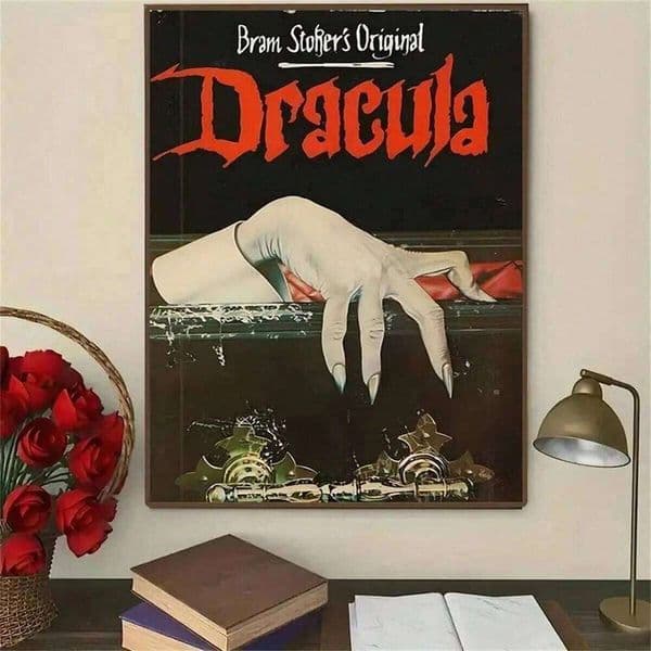Modern Horror "Vampire Hand" Canvas Prints Gothic Dramatic Wall Art Poster for Living Room Bathroom Home Halloween Decor Cuadros 26Y0511