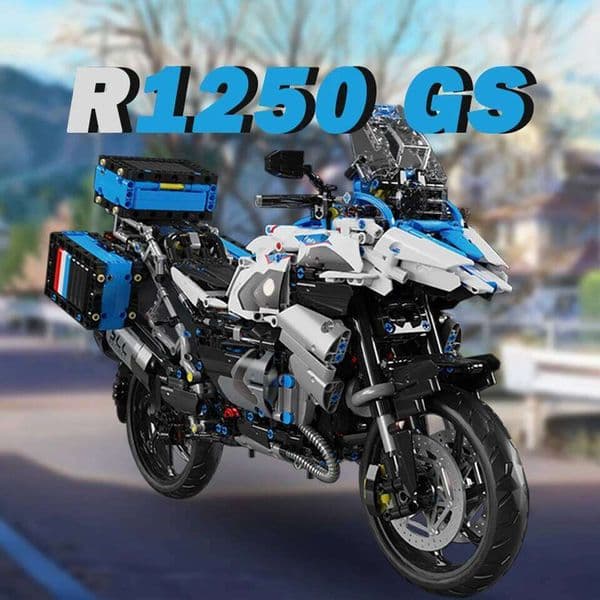 1:5 Motorcycle R1250 GS Model Motorbike Locomotive City Sports MOC Technical Building Block Bricks Assembly Boy Toy For Kid Gift 26L0511