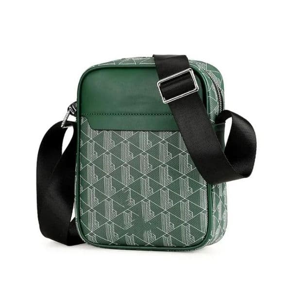 6A Casual Business Shoulder for Men PU Leather Messenger Wide Strap Square Plaid Designer Male Sling Bag The tote luxury designer bag crossbody bags