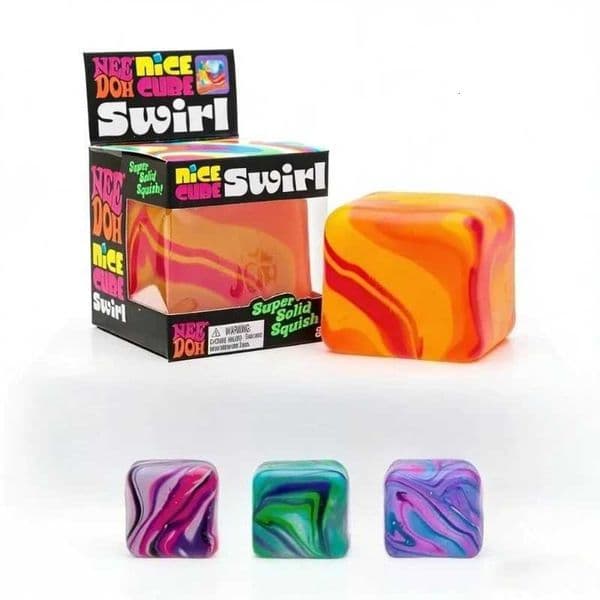 2026 NeeDoh Nice Cube Sensory Squeeze Toy with Super Solid Squish Stress Relief Anxiety Sensory Tool X260511