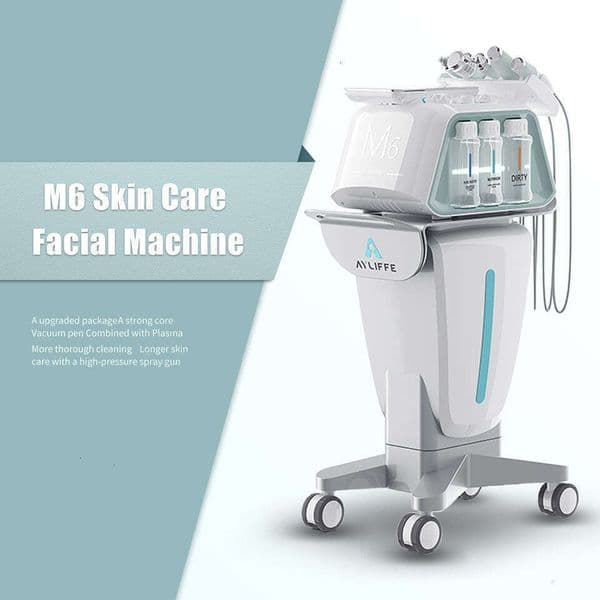 Upgrade 6 In 1 Oxygen Spray Face Dermabrasion Skin Facete Elasticity Enhancement Face Firming RF Collagen Regeneration Portable Instrument