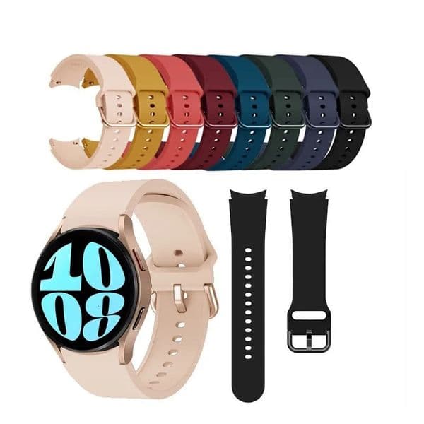 Silicone Strap For Galaxy Watch 7 6 5 4 40mm 44mm FE Sports Bracelet For Galaxy Watch6 Classic 43mm 47mm Watch5 Watch4 260509