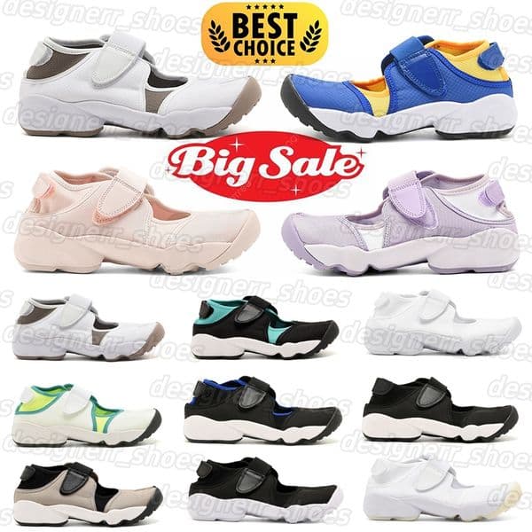 Designer shoes Unisex Breathe Rift Slides Lightweight Mesh Sports Sandals Green Black Purple Pure Platinum Light Rust Outdoor Climbing 36-46