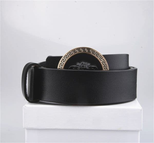 Belts for Men Designer 3.8cm Width Belt Women Classic Brand Luxury Belt Medusa Buckle Genuine Leather Solid Belts Man Woman Fashion Belt Bb Simon Belt Cintura Uomo HH