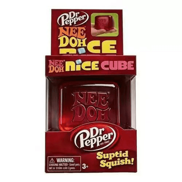 10pc NeeDoh Nice Cube Dr Pepper Decompression Toy Fidget Toy for Adults Kids Slow Rebound Material Toys