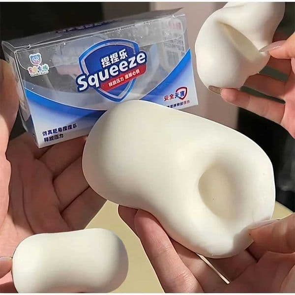 Soap Ball Squishy Soap Stress Ball Fidget Toy Crunchy Squeeze Ball Round Blocks Filled ASMR Anti Stress Toys for Adults Z260511