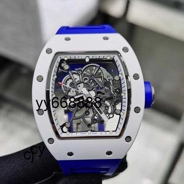 Luxury Men Watches 055 Series Men's Watches Manual Machinery 49.9 X 42.7mm Watch White Ceramic cygood NGEE