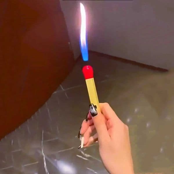 Gradient Ultra Long Luminous Match Lighter Butane Torch Inflatable Home Aromatherapy Kitchen Tool Gift - New DesignJ260511