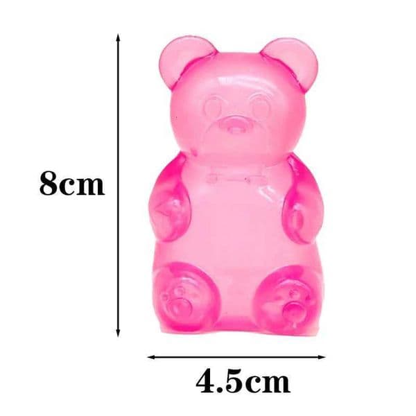 Cute Bear Nee Doh Maltose Squishy Toy Dough Colorful Sensory Toy Creative Desk Decoration Stress Relief Doll Squeeze Fidget Toy X260511