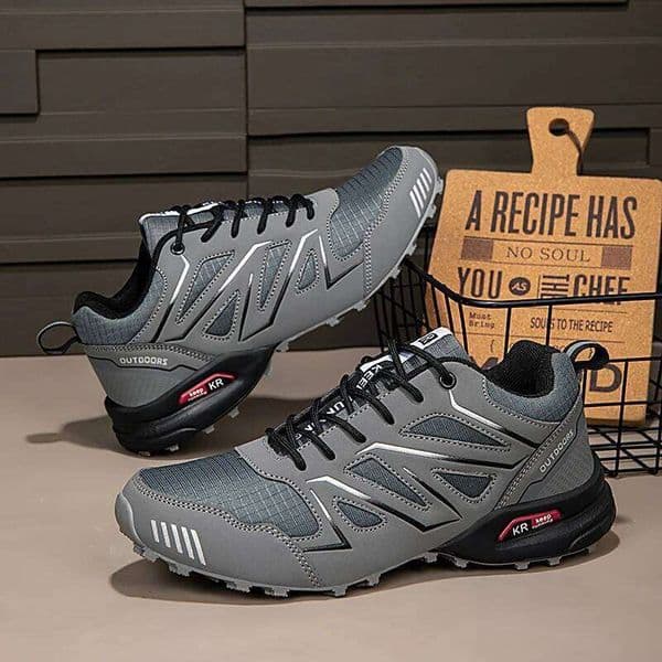 Men's Hiking Shoes Waterproof All-Terrain Sneakers Non-Slip for Trekking Camping Tactical Training Outdoor Cycling 26W0508