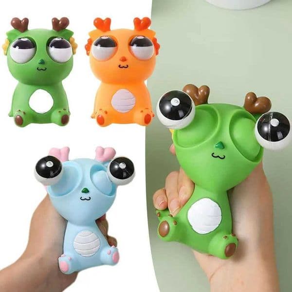 Funny Eyeball Burst Squeeze Toys Kids Adults Creative Tricky Doll Balls Decompression Animal Eyes Popping Out Eyes Toys Gifts X260511