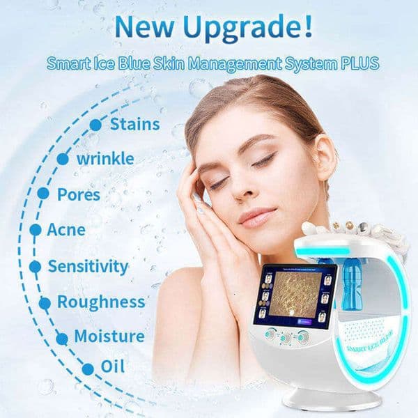 Upd Upd Smart Ice Blue New Sale Multi-Functional 7 In 1 Smart Ice Blue Skin Management Beauty device Application For Commercial
